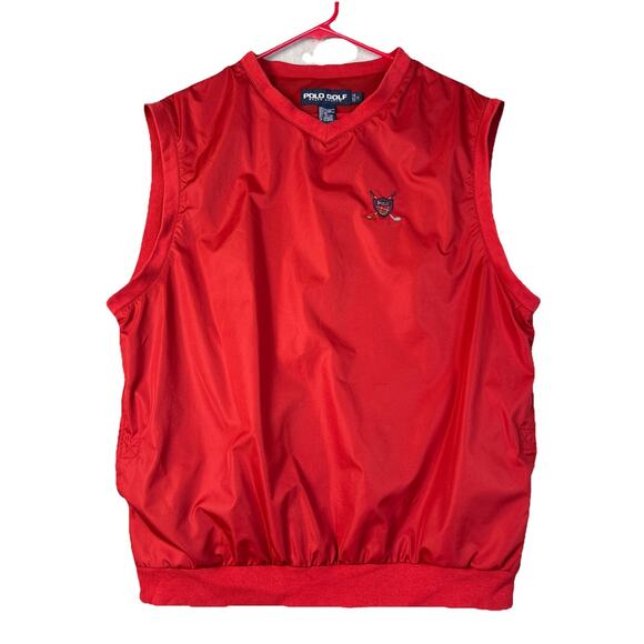 VTG Polo Ralph Lauren Golf Weatherproof Mulligan Free Shield Vest Rare Adult Med - Picture 1 of 11